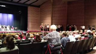 The Magnolia High School Bands play "We Wish You a Merry Christmas"