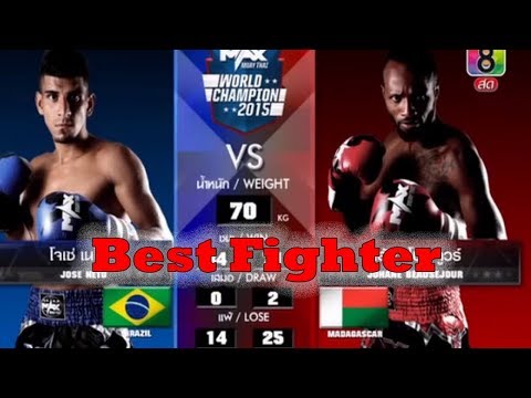 Muay Thai Fighter 2018, JOSE NETO BRAZIL Vs JOHANE BEAUSEJOUR MADAGASCAR Best Fight