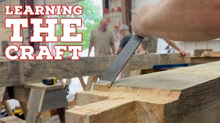 BEHIND the Scenes at a Timber Frame Workshop | Farm Store Build Pt. 3