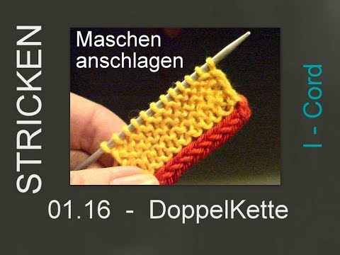 STRICKEN : 01.16 – I-Cord-Anschlag