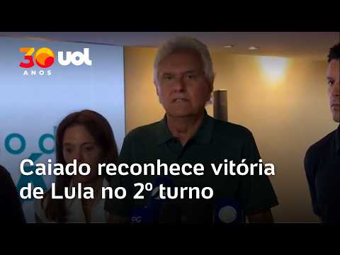 Apoiador de Flávio Bolsonaro, Ronaldo Caiado reconhece vitória de Lula; veja vídeo