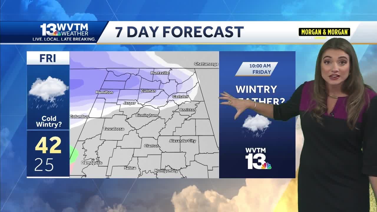 Alabama Impact Weather: Wind and storms in the forecast Sunday, The weather turns very cold Monda...