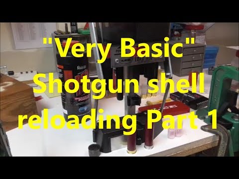 Very Basic Shotgun Shell Reloading Part 1 of 2
