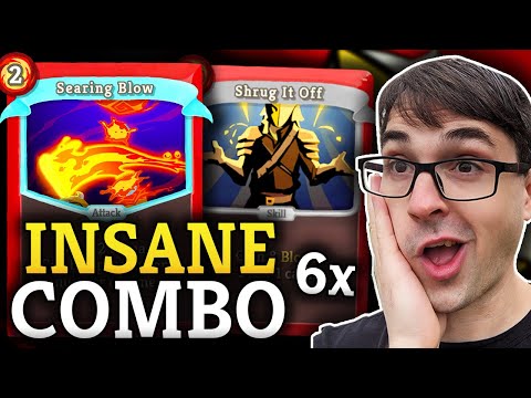 6 Shrug It Offs and Searing Blow is Unstoppable! | Ascension 10 Ironclad Run | Slay the Spire
