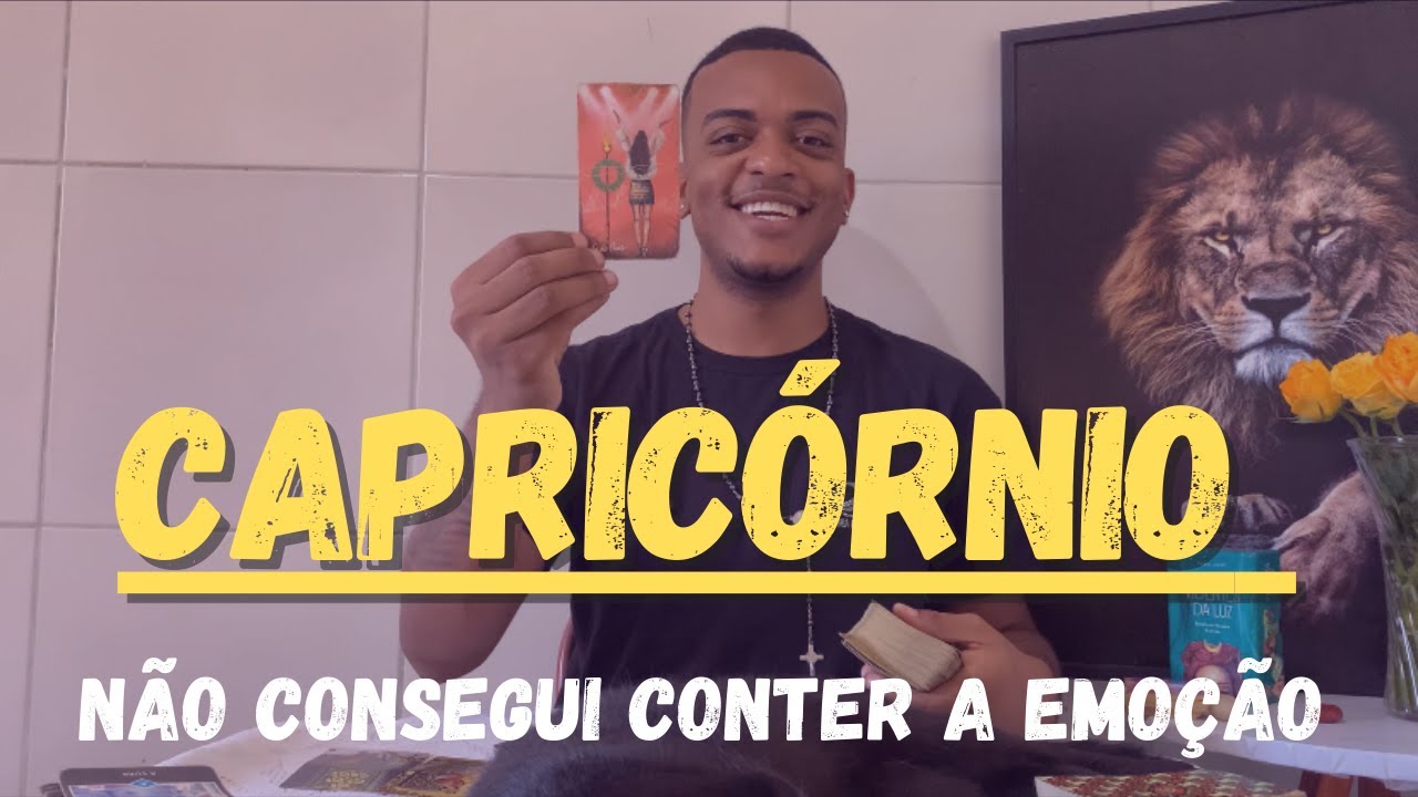 Capricórnio ♑️ NÃO CONSEGUI CONTER A EMOÇÃO! É MUITO FORTE ISSO QUE ACONTECE 🥹