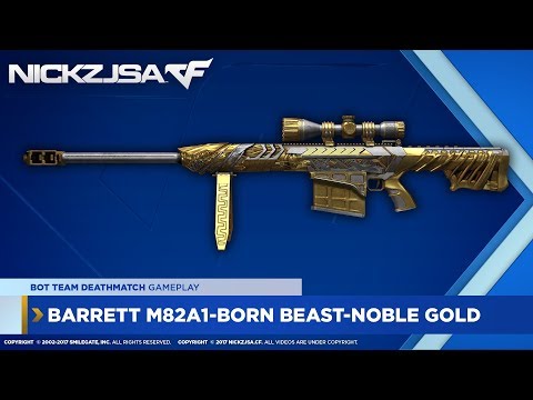 Barrett M82A1-Born Beast Noble Gold | CROSSFIRE China 2.0