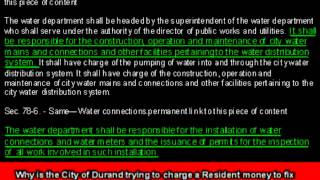 preview picture of video 'City Water valves Steve Mince Durand Dept Public Works Durand Michigan'