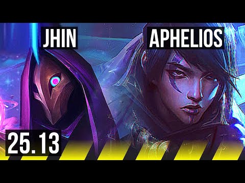 JHIN & Pyke vs APHELIOS & Seraphine (ADC) | 13/3/20, Legendary, 700+ games | TR Challenger | 25.13