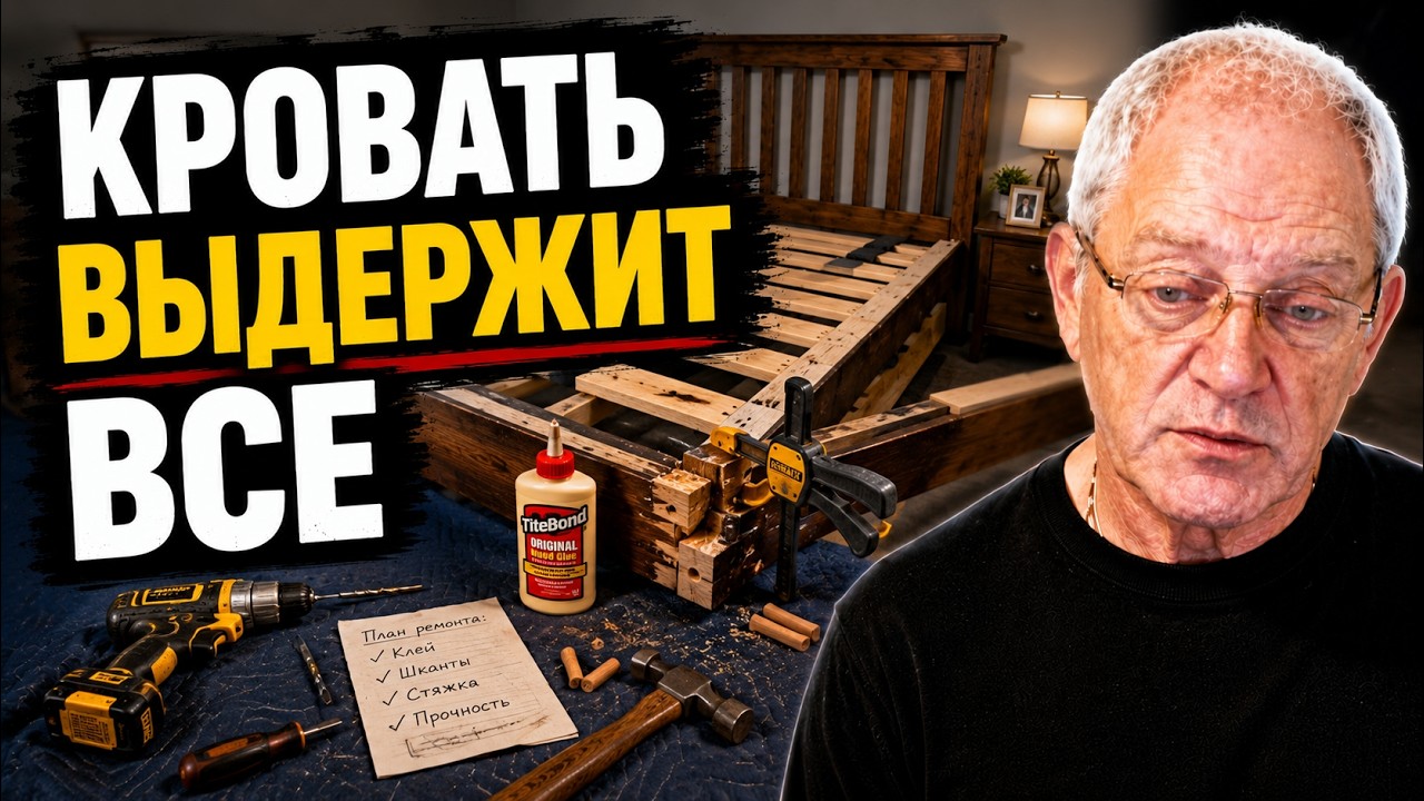 Рукожопые начинают и выигрывают ремонт кровати