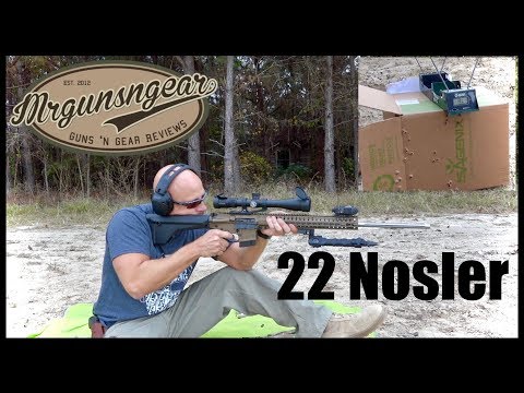 22 Nosler Ammunition 77gr and 55gr Chronograph Test