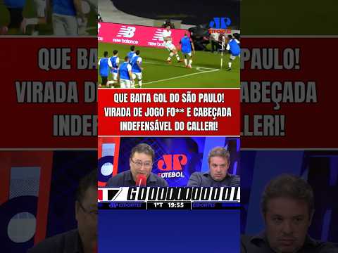 QUE LINDO GOL DO SÃO PAULO! CALLERI ACERTA CABEÇADA INDEFENSÁVEL APÓS JOGADAÇA CONTRA O VITÓRIA!
