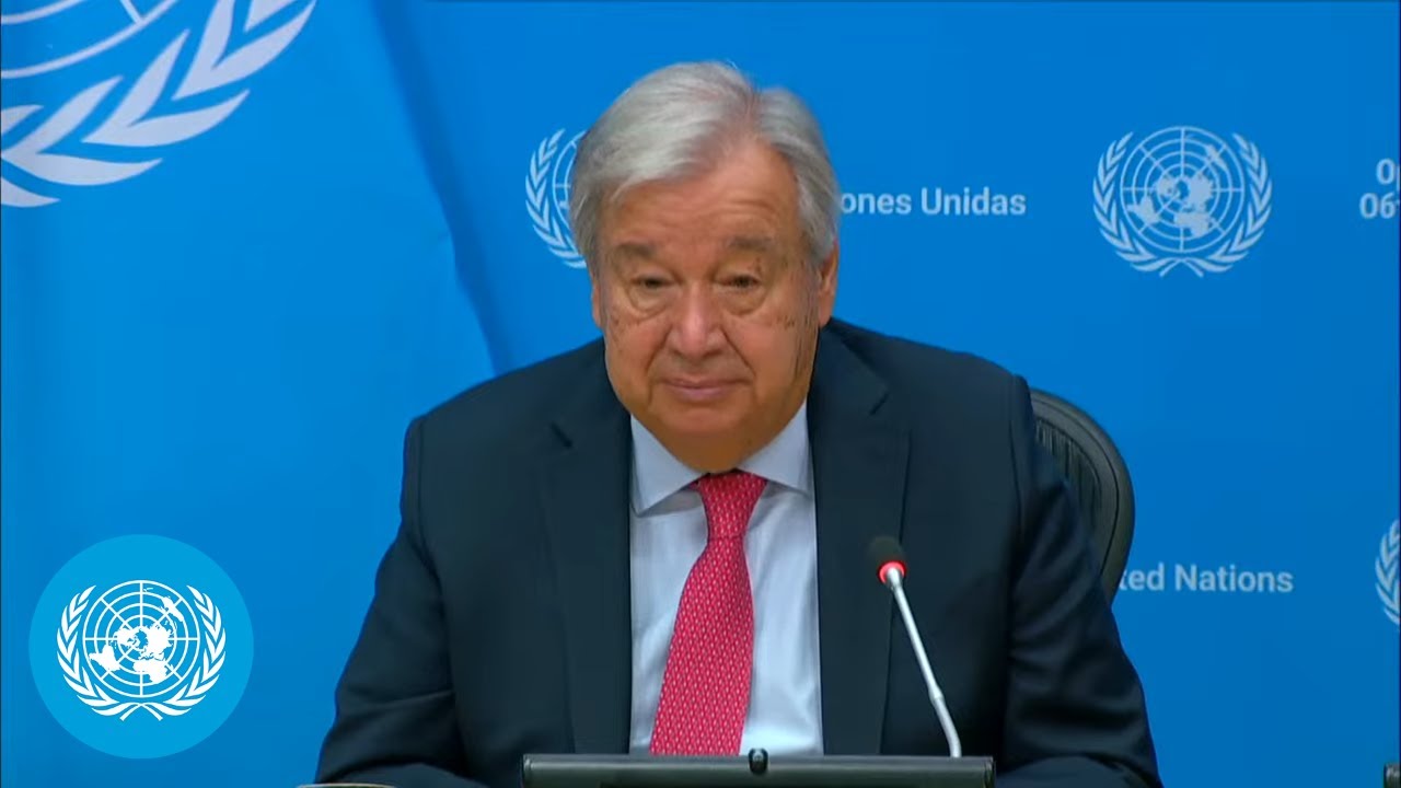 Press Conference with UN's Chief before the 79th High-level session of General Assembly | #UNGA