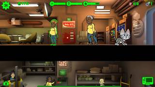 Starting to rearrange the vault-Fallout Shelter.