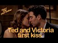 Ted and Victoria first kiss how I met your mother |  Ashley Williams