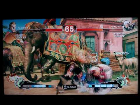 SSF4: robin01 (Abel) vs chobixinco (Rufus) - Japanese XBL ranked