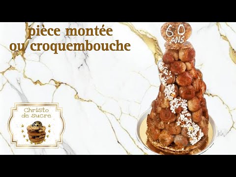 la recette en détails du croquembouche ou pièce montée (10 - 12 personnes) 😋🐞
