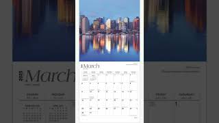 Boston | 2025 Square Wall Calendar | Plastic-Free