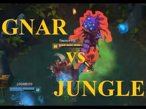 Liên Minh Huyền Thoại: Xem tướng mới Gnar đi rừng (full game)