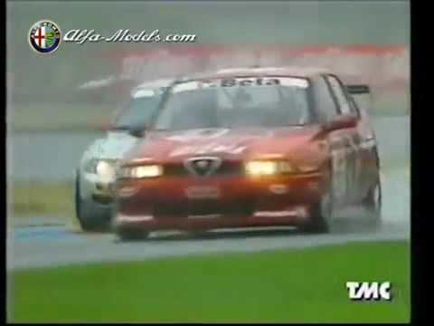 Fabrizio 'Piedone' Giovanardi (Alfa 155) vs Karl Wendlinger (Audi A4)