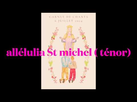 allelulia st michel  ténor    SD 480 p