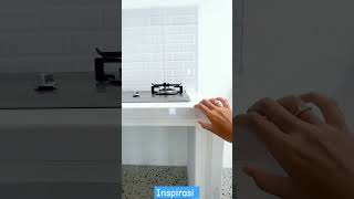 Download lagu meja dapur beton ku dibuat ala top table, terlihat tipis dan aesthetic #renovasirumah #homedecor mp3