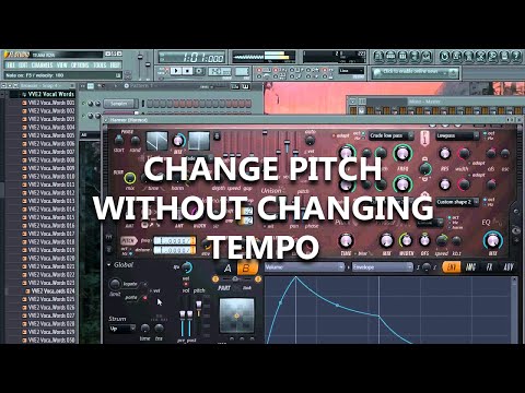 Change Pitch Without Changing Tempo  [FL Studio] [Tutorial]