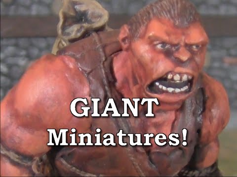 Giant Miniatures.  A Quick Look at D&D Giants!