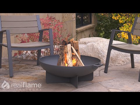 Real Flame - Anson Wood-Burning Fire Bowl