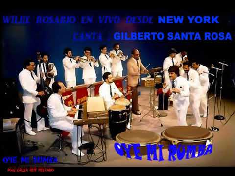 WILLIE ROSARIO Y SU ORQUESTA - *LLUVIA* CANTA - GILBERTO SANTA ROSA ( Audio en Vivo New York 80s)