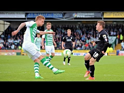 Reverse angle | Ryan Fraser scores unusual goal for AFC Bournemouth