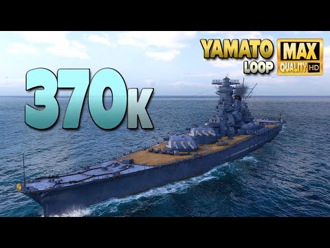 Battleship Yamato: Sharp shooter on map Loop - World of Warships