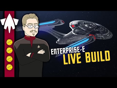 LIVE Build of the Bandai Enterprise E 1/1700 scale