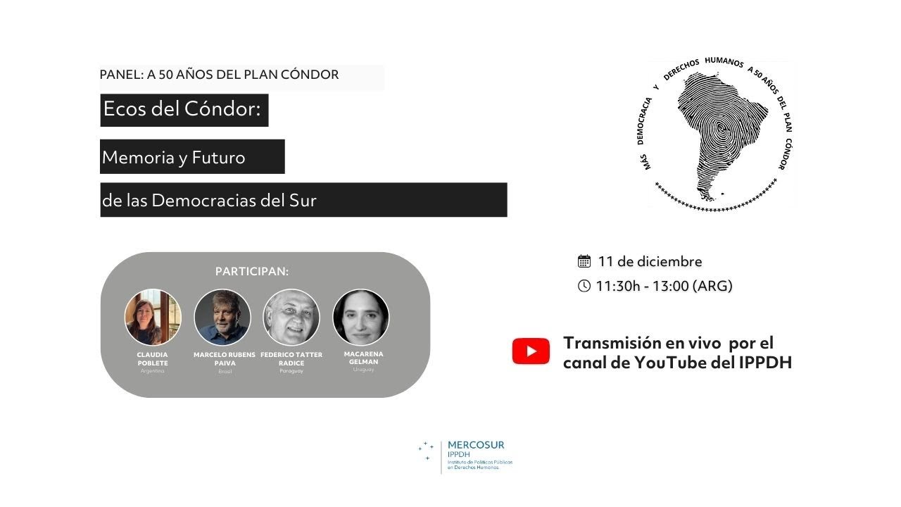 PANEL: A 50 años del Plan Cóndor
