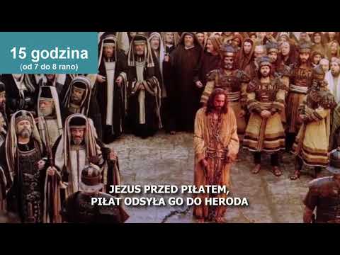 Godziny Męki Pańskiej (15 godzina, Jezus przed Piłatem, Piłat odsyła Go do Heroda)