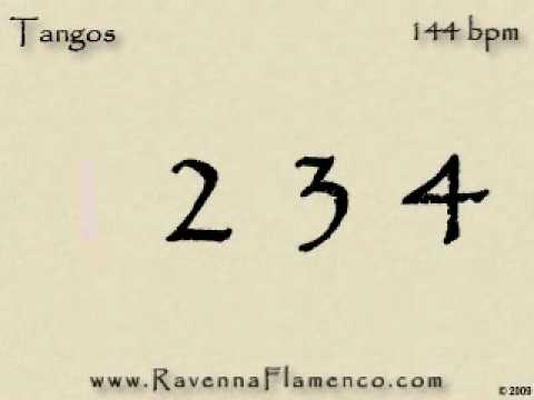 Flamenco Metronome: Tangos 144 BPM
