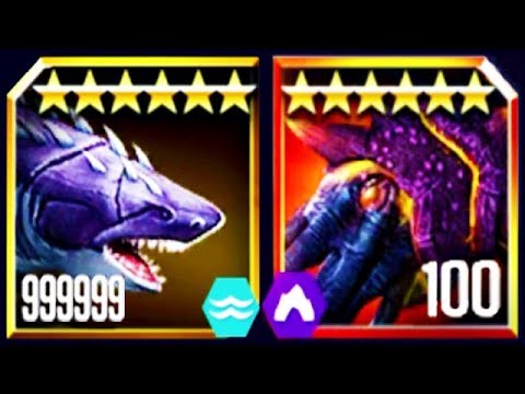 LEVEL 999,999 MEGALODON vs LEVEL 100 KRAKEN 18 BOSS LIVE!!! (JURASSIC WORLD)