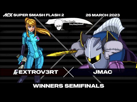 Extrov3rt (Zero Suit Samus) vs Jmac (Meta Knight) - Winners Semifinals - The Godly Invitational