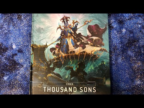 ASMR Thousand Sons 9th Edition Codex Warhammer 40K Ft. SECRETS!