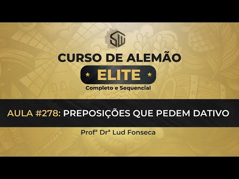 PREPOSIÇÕES QUE PEDEM DATIVO [Curso Elite] [Aula #278]
