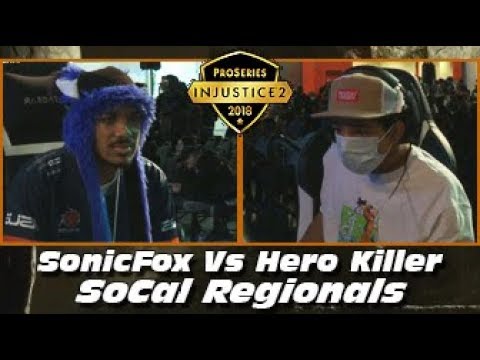 SonicFox (Black Manta) Vs Hero Killer Stain (Cyborg) - Pools - Injustice 2 - SCR 2018