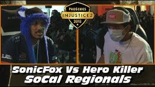 SonicFox (Black Manta) Vs Hero Killer Stain (Cyborg) - Pools - Injustice 2 - SCR 2018