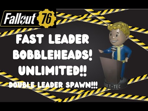 Fallout 76 Fastest Leader Bobblehead Farming with and without FO1