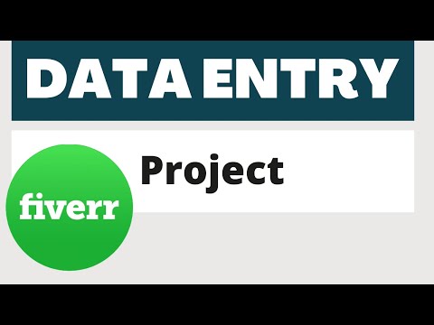 Virtual Assistant Data Entry work demo for beginners on Fiverr | Upwork with practice file