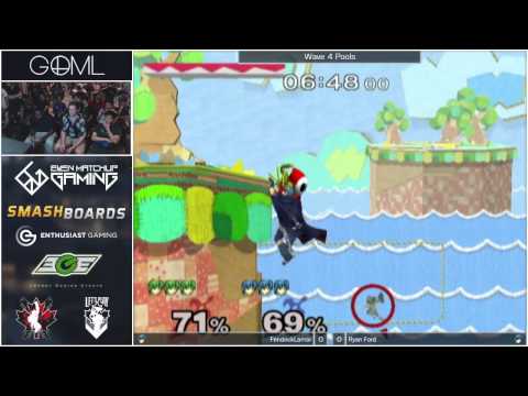 GOML 2015 - Summoned Fist (Fox) vs EGE | Coffeeblack (Falcon) - Melee Singles Pools
