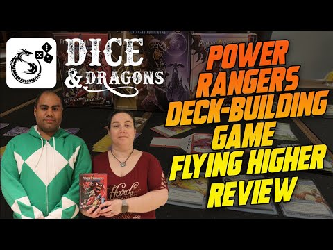 Dice and Dragons - Power Rangers Deck - Building Game Flying Higher Review