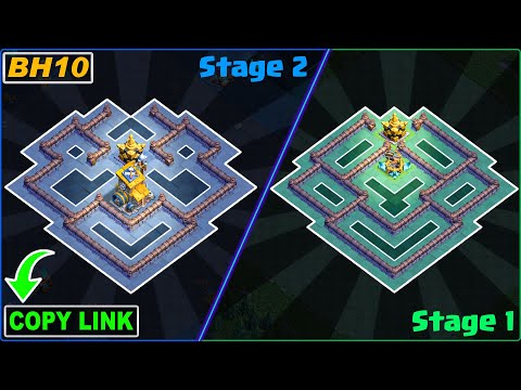NEW BEST! BH10 Base (Stage 1 & Stage 2) | Builder Hall 10 Base Link 2023 - Clash of Clans