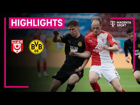 Hallescher FC - Borussia Dortmund II | Highlights 3. Liga | MAGENTA SPORT