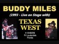 BUDDY MILES Live with Texas West (1993) VG+ audio