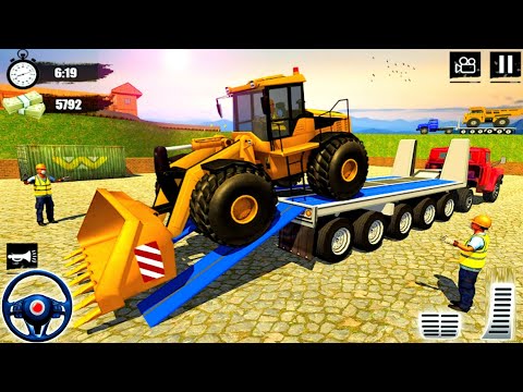 Construction Machine Transport Android Gameplay -Heavy Excavator Driving Simulator- DV King Games #2