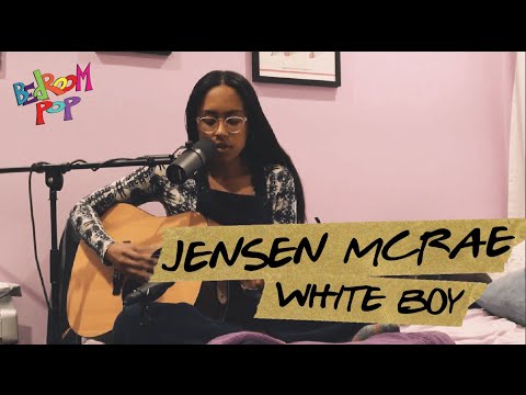 BEDROOM POP: Inside Jensen McRae's childhood bedroom as she performs her song, 'White Boy'